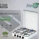 Cuisinière à gaz 4 brûleurs Starlux