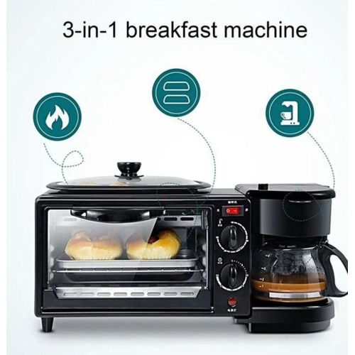 Mini Four électrique Multifonction 3 En 1 Pour Maison Et Bureau