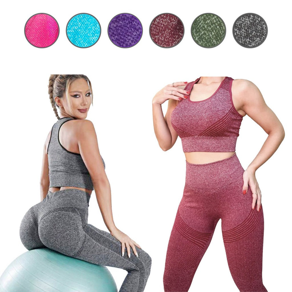 nsemble de fitness pour femme multicolore
